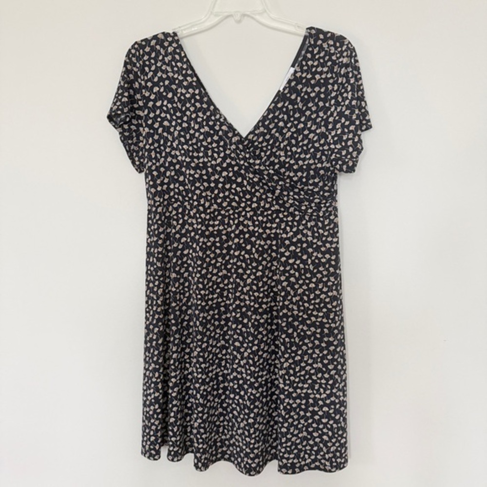 Kaileigh Blue / Yellow Floral Dress Size 1X AN